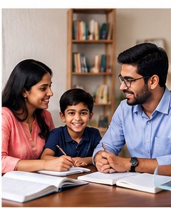 Parent student and tutor
