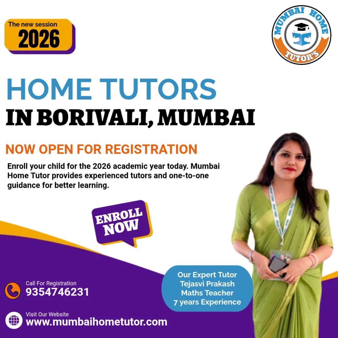 Home Tutors in Borivali, Mumbai